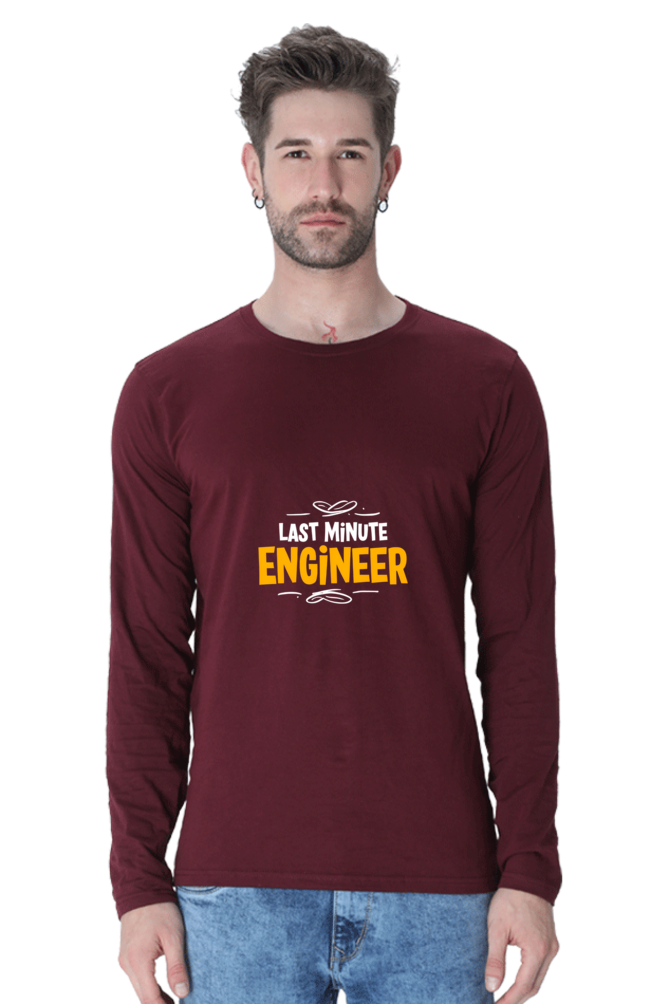 Last Minute Engineer - Full Sleeve Tee