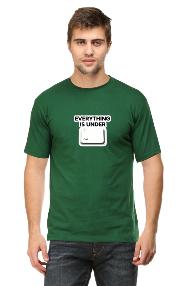 Everything is Under Control - Computer Science Student edition Unisex Half sleeve Tee